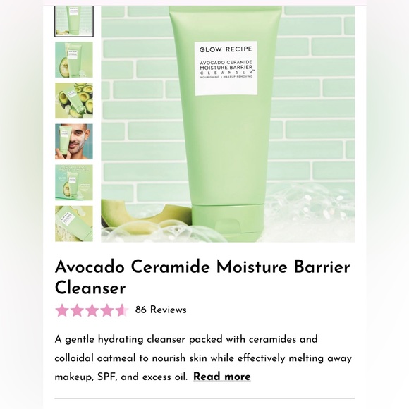 Avocado ceramide moisture barrier cleanser - Picture 4 of 4